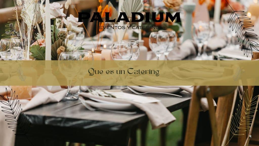 que es un catering
